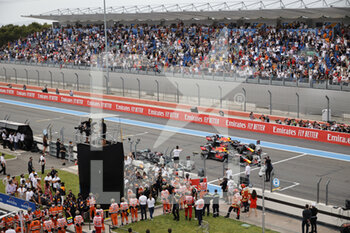 2021-06-20 - Arrival ambiance with winning cars during the Formula 1 Emirates Grand Prix de France 2021, 7th round of the 2021 FIA Formula One World Championship from June 18 to 20, 2021 on the Circuit Paul Ricard, in Le Castellet, France - Photo Paulo Maria / DPPI - FORMULA 1 EMIRATES GRAND PRIX DE FRANCE 2021 - FORMULA 1 - MOTORS
