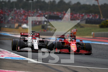 2021-06-20 - RAIKKONEN Kimi (fin), Alfa Romeo Racing ORLEN C41, LECLERC Charles (mco), Scuderia Ferrari SF21, action during the Formula 1 Emirates Grand Prix de France 2021, 7th round of the 2021 FIA Formula One World Championship from June 18 to 20, 2021 on the Circuit Paul Ricard, in Le Castellet, France - Photo Florent Gooden / DPPI - FORMULA 1 EMIRATES GRAND PRIX DE FRANCE 2021 - FORMULA 1 - MOTORS