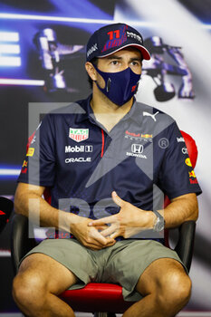 2021-06-20 - PEREZ Sergio (mex), Red Bull Racing Honda RB16B, portrait, press conference during the Formula 1 Emirates Grand Prix de France 2021, 7th round of the 2021 FIA Formula One World Championship from June 18 to 20, 2021 on the Circuit Paul Ricard, in Le Castellet, France - Photo Antonin Vincent / DPPI - FORMULA 1 EMIRATES GRAND PRIX DE FRANCE 2021 - FORMULA 1 - MOTORS