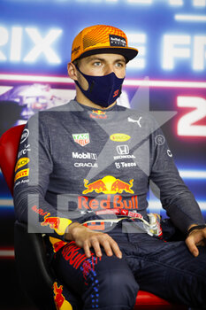 2021-06-20 - VERSTAPPEN Max (ned), Red Bull Racing Honda RB16B, portrait, press conference during the Formula 1 Emirates Grand Prix de France 2021, 7th round of the 2021 FIA Formula One World Championship from June 18 to 20, 2021 on the Circuit Paul Ricard, in Le Castellet, France - Photo Antonin Vincent / DPPI - FORMULA 1 EMIRATES GRAND PRIX DE FRANCE 2021 - FORMULA 1 - MOTORS