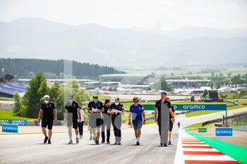 2021-06-24 - Alpine F1 Team, ambiance during the Formula 1 Grosser Preis Der Steiermark 2021, 2021 Styrian Grand Prix, 8th round of the 2021 FIA Formula One World Championship from June 25 to 27, 2021 on the Red Bull Ring, in Spielberg, Austria - Photo Joao Filipe / DPPI - FORMULA 1 GROSSER PREIS DER STEIERMARK 2021, 2021 STYRIAN GRAND PRIX - FORMULA 1 - MOTORS