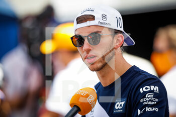 2021-06-24 - GASLY Pierre (fra), Scuderia AlphaTauri Honda AT02, portrait during the Formula 1 Grosser Preis Der Steiermark 2021, 2021 Styrian Grand Prix, 8th round of the 2021 FIA Formula One World Championship from June 25 to 27, 2021 on the Red Bull Ring, in Spielberg, Austria - Photo Florent Gooden / DPPI - FORMULA 1 GROSSER PREIS DER STEIERMARK 2021, 2021 STYRIAN GRAND PRIX - FORMULA 1 - MOTORS