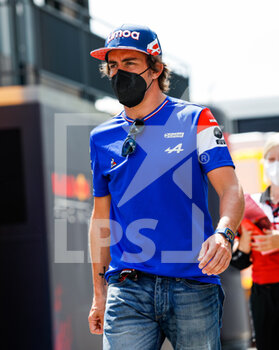 2021-06-24 - ALONSO Fernando (spa), Alpine F1 A521, portrait during the Formula 1 Grosser Preis Der Steiermark 2021, 2021 Styrian Grand Prix, 8th round of the 2021 FIA Formula One World Championship from June 25 to 27, 2021 on the Red Bull Ring, in Spielberg, Austria - Photo Florent Gooden / DPPI - FORMULA 1 GROSSER PREIS DER STEIERMARK 2021, 2021 STYRIAN GRAND PRIX - FORMULA 1 - MOTORS