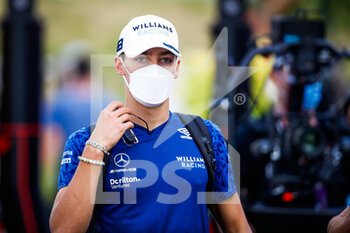 2021-06-25 - RUSSELL George (gbr), Williams Racing F1 FW43B, portrait during the Formula 1 Grosser Preis Der Steiermark 2021, 2021 Styrian Grand Prix, 8th round of the 2021 FIA Formula One World Championship from June 25 to 27, 2021 on the Red Bull Ring, in Spielberg, Austria - Photo Florent Gooden / DPPI - FORMULA 1 GROSSER PREIS DER STEIERMARK 2021, 2021 STYRIAN GRAND PRIX - FORMULA 1 - MOTORS