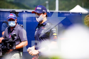 2021-06-25 - PEREZ Sergio (mex), Red Bull Racing Honda RB16B, portrait during the Formula 1 Grosser Preis Der Steiermark 2021, 2021 Styrian Grand Prix, 8th round of the 2021 FIA Formula One World Championship from June 25 to 27, 2021 on the Red Bull Ring, in Spielberg, Austria - Photo Joao Filipe / DPPI - FORMULA 1 GROSSER PREIS DER STEIERMARK 2021, 2021 STYRIAN GRAND PRIX - FORMULA 1 - MOTORS