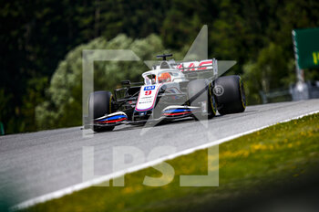 2021-06-25 - 09 MAZEPIN Nikita (rus), Haas F1 Team VF-21 Ferrari, action during the Formula 1 Grosser Preis Der Steiermark 2021, 2021 Styrian Grand Prix, 8th round of the 2021 FIA Formula One World Championship from June 25 to 27, 2021 on the Red Bull Ring, in Spielberg, Austria - Photo Joao Filipe / DPPI - FORMULA 1 GROSSER PREIS DER STEIERMARK 2021, 2021 STYRIAN GRAND PRIX - FORMULA 1 - MOTORS