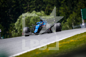 2021-06-25 - 14 ALONSO Fernando (spa), Alpine F1 A521, action during the Formula 1 Grosser Preis Der Steiermark 2021, 2021 Styrian Grand Prix, 8th round of the 2021 FIA Formula One World Championship from June 25 to 27, 2021 on the Red Bull Ring, in Spielberg, Austria - Photo Joao Filipe / DPPI - FORMULA 1 GROSSER PREIS DER STEIERMARK 2021, 2021 STYRIAN GRAND PRIX - FORMULA 1 - MOTORS