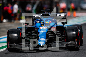 2021-06-25 - 14 ALONSO Fernando (spa), Alpine F1 A521, action during the Formula 1 Grosser Preis Der Steiermark 2021, 2021 Styrian Grand Prix, 8th round of the 2021 FIA Formula One World Championship from June 25 to 27, 2021 on the Red Bull Ring, in Spielberg, Austria - Photo Florent Gooden / DPPI - FORMULA 1 GROSSER PREIS DER STEIERMARK 2021, 2021 STYRIAN GRAND PRIX - FORMULA 1 - MOTORS