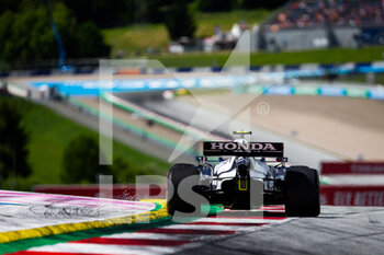 2021-06-26 - GASLY Pierre (fra), Scuderia AlphaTauri Honda AT02, action during the Formula 1 Grosser Preis Der Steiermark 2021, 2021 Styrian Grand Prix, 8th round of the 2021 FIA Formula One World Championship from June 25 to 27, 2021 on the Red Bull Ring, in Spielberg, Austria - Photo Joao Filipe / DPPI - FORMULA 1 GROSSER PREIS DER STEIERMARK 2021, 2021 STYRIAN GRAND PRIX - FORMULA 1 - MOTORS