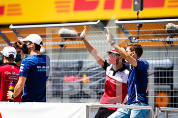 2021-06-27 - RUSSELL George (gbr), Williams Racing F1 FW43B, portrait GIOVINAZZI Antonio (ita), Alfa Romeo Racing ORLEN C41, portrait during the Formula 1 Grosser Preis Der Steiermark 2021, 2021 Styrian Grand Prix, 8th round of the 2021 FIA Formula One World Championship from June 25 to 27, 2021 on the Red Bull Ring, in Spielberg, Austria - Photo Joao Filipe / DPPI - FORMULA 1 GROSSER PREIS DER STEIERMARK 2021, 2021 STYRIAN GRAND PRIX - FORMULA 1 - MOTORS