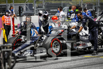 2021-06-27 - GASLY Pierre (fra), Scuderia AlphaTauri Honda AT02, portrait, starting grid, grille de depart, during the Formula 1 Grosser Preis Der Steiermark 2021, 2021 Styrian Grand Prix, 8th round of the 2021 FIA Formula One World Championship from June 25 to 27, 2021 on the Red Bull Ring, in Spielberg, Austria - Photo Florent Gooden / DPPI - FORMULA 1 GROSSER PREIS DER STEIERMARK 2021, 2021 STYRIAN GRAND PRIX - FORMULA 1 - MOTORS