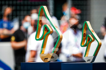 2021-06-27 - The trophy during the Formula 1 Grosser Preis Der Steiermark 2021, 2021 Styrian Grand Prix, 8th round of the 2021 FIA Formula One World Championship from June 25 to 27, 2021 on the Red Bull Ring, in Spielberg, Austria - Photo Florent Gooden / DPPI - FORMULA 1 GROSSER PREIS DER STEIERMARK 2021, 2021 STYRIAN GRAND PRIX - FORMULA 1 - MOTORS