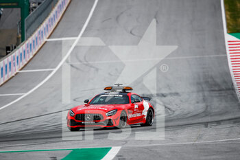 2021-06-27 - The Mercedes AMG Safety Car during the Formula 1 Grosser Preis Der Steiermark 2021, 2021 Styrian Grand Prix, 8th round of the 2021 FIA Formula One World Championship from June 25 to 27, 2021 on the Red Bull Ring, in Spielberg, Austria - Photo Florent Gooden / DPPI - FORMULA 1 GROSSER PREIS DER STEIERMARK 2021, 2021 STYRIAN GRAND PRIX - FORMULA 1 - MOTORS