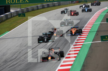 2021-06-27 - 33 VERSTAPPEN Max (nld), Red Bull Racing Honda RB16B, action, start during the Formula 1 Grosser Preis Der Steiermark 2021, 2021 Styrian Grand Prix, 8th round of the 2021 FIA Formula One World Championship from June 25 to 27, 2021 on the Red Bull Ring, in Spielberg, Austria - Photo Joao Filipe / DPPI - FORMULA 1 GROSSER PREIS DER STEIERMARK 2021, 2021 STYRIAN GRAND PRIX - FORMULA 1 - MOTORS