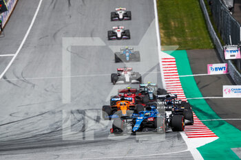 2021-06-27 - ALONSO Fernando (spa), Alpine F1 A521, action during the Formula 1 Grosser Preis Der Steiermark 2021, 2021 Styrian Grand Prix, 8th round of the 2021 FIA Formula One World Championship from June 25 to 27, 2021 on the Red Bull Ring, in Spielberg, Austria - Photo Florent Gooden / DPPI - FORMULA 1 GROSSER PREIS DER STEIERMARK 2021, 2021 STYRIAN GRAND PRIX - FORMULA 1 - MOTORS