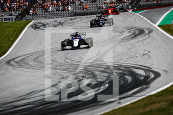 2021-06-27 - 63 RUSSELL George (gbr), Williams Racing F1 FW43B, action during the Formula 1 Grosser Preis Der Steiermark 2021, 2021 Styrian Grand Prix, 8th round of the 2021 FIA Formula One World Championship from June 25 to 27, 2021 on the Red Bull Ring, in Spielberg, Austria - Photo Florent Gooden / DPPI - FORMULA 1 GROSSER PREIS DER STEIERMARK 2021, 2021 STYRIAN GRAND PRIX - FORMULA 1 - MOTORS