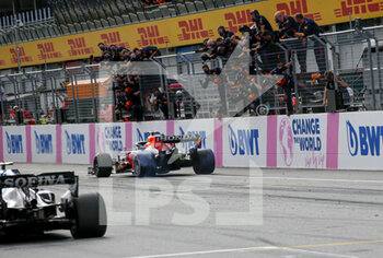 2021-06-27 - VERSTAPPEN Max (ned), Red Bull Racing Honda RB16B, action during the Formula 1 Grosser Preis Der Steiermark 2021, 2021 Styrian Grand Prix, 8th round of the 2021 FIA Formula One World Championship from June 25 to 27, 2021 on the Red Bull Ring, in Spielberg, Austria - Photo DPPI - FORMULA 1 GROSSER PREIS DER STEIERMARK 2021, 2021 STYRIAN GRAND PRIX - FORMULA 1 - MOTORS