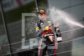 2021-06-27 - VERSTAPPEN Max (ned), Red Bull Racing Honda RB16B, portrait podium during the Formula 1 Grosser Preis Der Steiermark 2021, 2021 Styrian Grand Prix, 8th round of the 2021 FIA Formula One World Championship from June 25 to 27, 2021 on the Red Bull Ring, in Spielberg, Austria - Photo DPPI - FORMULA 1 GROSSER PREIS DER STEIERMARK 2021, 2021 STYRIAN GRAND PRIX - FORMULA 1 - MOTORS