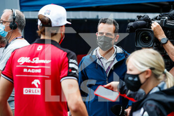 2021-07-01 - Canal+ interview during the Formula 1 Grosser Preis Von Osterreich 2021, 2021 Austrian Grand Prix, 9th round of the 2021 FIA Formula One World Championship from July 2 to 4, 2021 on the Red Bull Ring, in Spielberg, Austria - Photo Florent Gooden / DPPI - FORMULA 1 GROSSER PREIS VON OSTERREICH 2021, 2021 AUSTRIAN GRAND PRIX - FORMULA 1 - MOTORS
