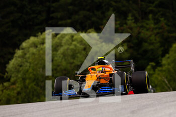 2021-07-02 - 04 NORRIS Lando (gbr), McLaren MCL35M, action during the Formula 1 Grosser Preis Von Osterreich 2021, 2021 Austrian Grand Prix, 9th round of the 2021 FIA Formula One World Championship from July 2 to 4, 2021 on the Red Bull Ring, in Spielberg, Austria - Photo Joao Filipe / DPPI - FORMULA 1 GROSSER PREIS VON OSTERREICH 2021, 2021 AUSTRIAN GRAND PRIX - FORMULA 1 - MOTORS