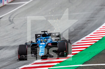 2021-07-02 - 14 ALONSO Fernando (spa), Alpine F1 A521, action during the Formula 1 Grosser Preis Von Osterreich 2021, 2021 Austrian Grand Prix, 9th round of the 2021 FIA Formula One World Championship from July 2 to 4, 2021 on the Red Bull Ring, in Spielberg, Austria - Photo Joao Filipe / DPPI - FORMULA 1 GROSSER PREIS VON OSTERREICH 2021, 2021 AUSTRIAN GRAND PRIX - FORMULA 1 - MOTORS