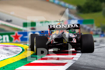 2021-07-02 - 11 PEREZ Sergio (mex), Red Bull Racing Honda RB16B, action during the Formula 1 Grosser Preis Von Osterreich 2021, 2021 Austrian Grand Prix, 9th round of the 2021 FIA Formula One World Championship from July 2 to 4, 2021 on the Red Bull Ring, in Spielberg, Austria - Photo Joao Filipe / DPPI - FORMULA 1 GROSSER PREIS VON OSTERREICH 2021, 2021 AUSTRIAN GRAND PRIX - FORMULA 1 - MOTORS