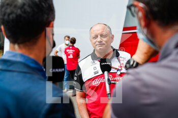 2021-07-03 - VASSEUR Frederic (fra), Team Principal of Alfa Romeo Racing ORLEN, portrait Canal+ interview during the Formula 1 Grosser Preis Von Osterreich 2021, 2021 Austrian Grand Prix, 9th round of the 2021 FIA Formula One World Championship from July 2 to 4, 2021 on the Red Bull Ring, in Spielberg, Austria - Photo Florent Gooden / DPPI - FORMULA 1 GROSSER PREIS VON OSTERREICH 2021, 2021 AUSTRIAN GRAND PRIX - FORMULA 1 - MOTORS