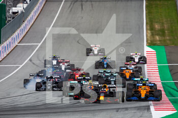 2021-07-04 - Start of the Formula 1 Grosser Preis Von Osterreich 2021, 2021 Austrian Grand Prix, 9th round of the 2021 FIA Formula One World Championship from July 2 to 4, 2021 on the Red Bull Ring, in Spielberg, Austria - Photo Joao Filipe / DPPI - FORMULA 1 GROSSER PREIS VON OSTERREICH 2021, 2021 AUSTRIAN GRAND PRIX - FORMULA 1 - MOTORS