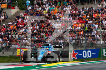 2021-07-04 - 14 ALONSO Fernando (spa), Alpine F1 A521, action during the Formula 1 Grosser Preis Von Osterreich 2021, 2021 Austrian Grand Prix, 9th round of the 2021 FIA Formula One World Championship from July 2 to 4, 2021 on the Red Bull Ring, in Spielberg, Austria - Photo Joao Filipe / DPPI - FORMULA 1 GROSSER PREIS VON OSTERREICH 2021, 2021 AUSTRIAN GRAND PRIX - FORMULA 1 - MOTORS