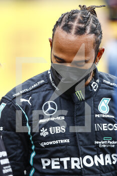 2021-07-15 - HAMILTON Lewis (gbr), Mercedes AMG F1 GP W12 E Performance, portrait during the Formula 1 Pirelli British Grand Prix 2021, 10th round of the 2021 FIA Formula One World Championship from July 16 to 18, 2021 on the Silverstone Circuit, in Silverstone, United Kingdom - Photo Xavi Bonilla / DPPI - FORMULA 1 PIRELLI BRITISH GRAND PRIX 2021 - FORMULA 1 - MOTORS