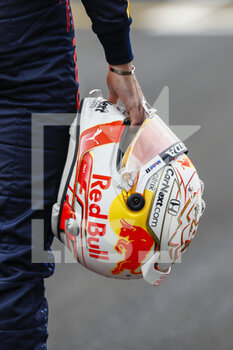2021-07-15 - VERSTAPPEN Max (ned), Red Bull Racing Honda RB16B, portrait helmet, casque, during the Formula 1 Pirelli British Grand Prix 2021, 10th round of the 2021 FIA Formula One World Championship from July 16 to 18, 2021 on the Silverstone Circuit, in Silverstone, United Kingdom - Photo Xavi Bonilla / DPPI - FORMULA 1 PIRELLI BRITISH GRAND PRIX 2021 - FORMULA 1 - MOTORS