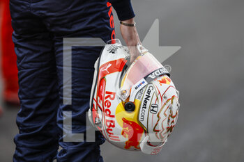 2021-07-15 - VERSTAPPEN Max (ned), Red Bull Racing Honda RB16B, portrait helmet, casque, during the Formula 1 Pirelli British Grand Prix 2021, 10th round of the 2021 FIA Formula One World Championship from July 16 to 18, 2021 on the Silverstone Circuit, in Silverstone, United Kingdom - Photo Xavi Bonilla / DPPI - FORMULA 1 PIRELLI BRITISH GRAND PRIX 2021 - FORMULA 1 - MOTORS