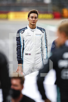 2021-07-15 - RUSSELL George (gbr), Williams Racing F1 FW43B, portrait during the Formula 1 Pirelli British Grand Prix 2021, 10th round of the 2021 FIA Formula One World Championship from July 16 to 18, 2021 on the Silverstone Circuit, in Silverstone, United Kingdom - Photo Xavi Bonilla / DPPI - FORMULA 1 PIRELLI BRITISH GRAND PRIX 2021 - FORMULA 1 - MOTORS