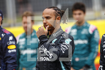 2021-07-15 - HAMILTON Lewis (gbr), Mercedes AMG F1 GP W12 E Performance, portrait during the Formula 1 Pirelli British Grand Prix 2021, 10th round of the 2021 FIA Formula One World Championship from July 16 to 18, 2021 on the Silverstone Circuit, in Silverstone, United Kingdom - Photo Xavi Bonilla / DPPI - FORMULA 1 PIRELLI BRITISH GRAND PRIX 2021 - FORMULA 1 - MOTORS