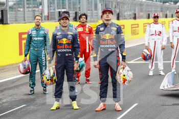 2021-07-15 - VERSTAPPEN Max (ned), Red Bull Racing Honda RB16B, portrait PEREZ Sergio (mex), Red Bull Racing Honda RB16B, portrait during the Formula 1 Pirelli British Grand Prix 2021, 10th round of the 2021 FIA Formula One World Championship from July 16 to 18, 2021 on the Silverstone Circuit, in Silverstone, United Kingdom - Photo Xavi Bonilla / DPPI - FORMULA 1 PIRELLI BRITISH GRAND PRIX 2021 - FORMULA 1 - MOTORS