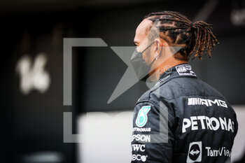 2021-07-15 - HAMILTON Lewis (gbr), Mercedes AMG F1 GP W12 E Performance, portrait during the Formula 1 Pirelli British Grand Prix 2021, 10th round of the 2021 FIA Formula One World Championship from July 16 to 18, 2021 on the Silverstone Circuit, in Silverstone, United Kingdom - Photo Antonin Vincent / DPPI - FORMULA 1 PIRELLI BRITISH GRAND PRIX 2021 - FORMULA 1 - MOTORS