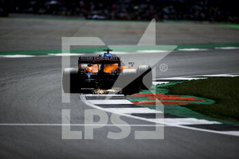 2021-07-17 - 04 NORRIS Lando (gbr), McLaren MCL35M, action during the Sprint Race of Formula 1 Pirelli British Grand Prix 2021, 10th round of the 2021 FIA Formula One World Championship from July 16 to 18, 2021 on the Silverstone Circuit, in Silverstone, United Kingdom - Photo DPPI - FORMULA 1 PIRELLI BRITISH GRAND PRIX 2021 - FORMULA 1 - MOTORS