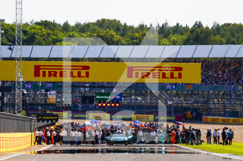 2021-07-17 - Starting grid of the sprint race during the Formula 1 Pirelli British Grand Prix 2021, 10th round of the 2021 FIA Formula One World Championship from July 16 to 18, 2021 on the Silverstone Circuit, in Silverstone, United Kingdom - Photo Xavi Bonilla / DPPI - FORMULA 1 PIRELLI BRITISH GRAND PRIX 2021 - FORMULA 1 - MOTORS