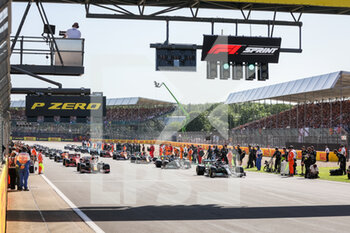 2021-07-17 - formation lap for the sprint race during the Formula 1 Pirelli British Grand Prix 2021, 10th round of the 2021 FIA Formula One World Championship from July 16 to 18, 2021 on the Silverstone Circuit, in Silverstone, United Kingdom - Photo Antonin Vincent / DPPI - FORMULA 1 PIRELLI BRITISH GRAND PRIX 2021 - FORMULA 1 - MOTORS