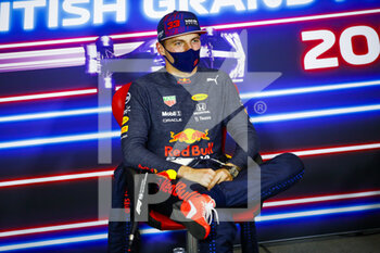 2021-07-17 - VERSTAPPEN Max (ned), Red Bull Racing Honda RB16B, portrait, press conference of the sprint race during the Formula 1 Pirelli British Grand Prix 2021, 10th round of the 2021 FIA Formula One World Championship from July 16 to 18, 2021 on the Silverstone Circuit, in Silverstone, United Kingdom - Photo Xavi Bonilla / DPPI - FORMULA 1 PIRELLI BRITISH GRAND PRIX 2021 - FORMULA 1 - MOTORS