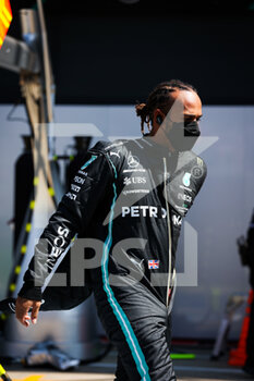 2021-07-18 - HAMILTON Lewis (gbr), Mercedes AMG F1 GP W12 E Performance, portrait during the Formula 1 Pirelli British Grand Prix 2021, 10th round of the 2021 FIA Formula One World Championship from July 16 to 18, 2021 on the Silverstone Circuit, in Silverstone, United Kingdom - Photo Antonin Vincent / DPPI - FORMULA 1 PIRELLI BRITISH GRAND PRIX 2021 - FORMULA 1 - MOTORS