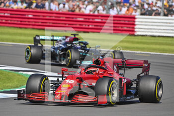 2021-07-18 - 16 LECLERC Charles (mco), Scuderia Ferrari SF21, action during the Formula 1 Pirelli British Grand Prix 2021, 10th round of the 2021 FIA Formula One World Championship from July 16 to 18, 2021 on the Silverstone Circuit, in Silverstone, United Kingdom - Photo DPPI - FORMULA 1 PIRELLI BRITISH GRAND PRIX 2021 - FORMULA 1 - MOTORS