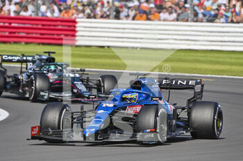 2021-07-18 - 14 ALONSO Fernando (spa), Alpine F1 A521, action during the Formula 1 Pirelli British Grand Prix 2021, 10th round of the 2021 FIA Formula One World Championship from July 16 to 18, 2021 on the Silverstone Circuit, in Silverstone, United Kingdom - Photo DPPI - FORMULA 1 PIRELLI BRITISH GRAND PRIX 2021 - FORMULA 1 - MOTORS