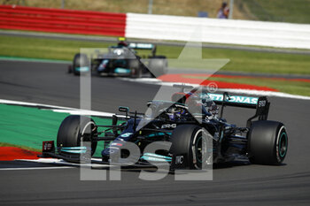2021-07-18 - 44 HAMILTON Lewis (gbr), Mercedes AMG F1 GP W12 E Performance, action during the Formula 1 Pirelli British Grand Prix 2021, 10th round of the 2021 FIA Formula One World Championship from July 16 to 18, 2021 on the Silverstone Circuit, in Silverstone, United Kingdom - Photo Xavi Bonilla / DPPI - FORMULA 1 PIRELLI BRITISH GRAND PRIX 2021 - FORMULA 1 - MOTORS