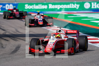 2020-09-26 - 20 Schumacher Mick (ger), Prema Racing, Dallara F2 2018, action during the 10th round of the 2020 FIA Formula 2 Championship from from September 25 to 27, 2020 on the Sochi Autodrom, in Sochi, Russia - Photo Sebastian Rozendaal / Dutch Photo Agency / DPPI - FIA FORMULA 2 CHAMPIONSHIP RUSSIA 2020 - SATURDAY - FORMULA 2 - MOTORS