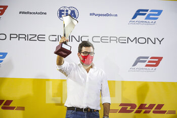 2020-12-06 - René Rosin, Prema Team Manager, during the F2 & F3 Prize giving Ceremony of the 2020 season, December 6, 2020 on the Bahrain International Circuit, in Sakhir, Bahrain - Photo Florent Gooden / DPPI - 12TH ROUND OF THE 2020 FIA FORMULA 2 CHAMPIONSHIP - SUNDAY - FORMULA 2 - MOTORS