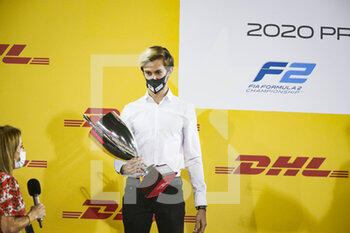 2020-12-06 - Pourchaire Theo (fra), ART Grand Prix, Dallara F3 2019, portrait, ambiance during the F2 & F3 Prize giving Ceremony of the 2020 season, December 6, 2020 on the Bahrain International Circuit, in Sakhir, Bahrain - Photo Florent Gooden / DPPI - 12TH ROUND OF THE 2020 FIA FORMULA 2 CHAMPIONSHIP - SUNDAY - FORMULA 2 - MOTORS