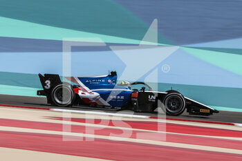 2021-03-26 - 03 Zhou Guanyu (chn), UNI-Virtuosi Racing, Dallara F2, action during the 1st round of the 2021 FIA Formula 2 Championship from March 26 to 28, 2021 on the Bahrain International Circuit, in Sakhir, Bahrain - Photo Diederik van der Laan / Dutch Photo Agency / DPPI - 1ST ROUND OF THE 2021 FIA FORMULA 2 CHAMPIONSHIP - BAHARIN - FORMULA 2 - MOTORS