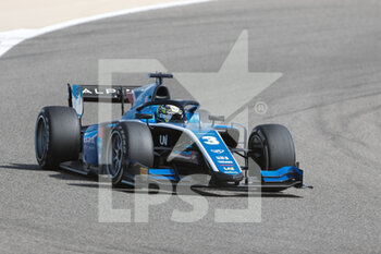 2021-03-28 - 03 Zhou Guanyu (chn), UNI-Virtuosi Racing, Dallara F2, action during the 1st round of the 2021 FIA Formula 2 Championship from March 26 to 28, 2021 on the Bahrain International Circuit, in Sakhir, Bahrain - Photo Frédéric Le Floc?h / DPPI - 1ST ROUND OF THE 2021 FIA FORMULA 2 CHAMPIONSHIP - FORMULA 2 - MOTORS
