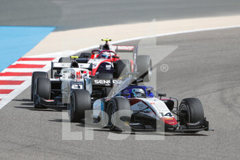 2021-03-28 - 14 Beckmann David (ger), Charouz Racing System, Dallara F2, action during the 1st round of the 2021 FIA Formula 2 Championship from March 26 to 28, 2021 on the Bahrain International Circuit, in Sakhir, Bahrain - Photo Frédéric Le Floc?h / DPPI - 1ST ROUND OF THE 2021 FIA FORMULA 2 CHAMPIONSHIP - FORMULA 2 - MOTORS